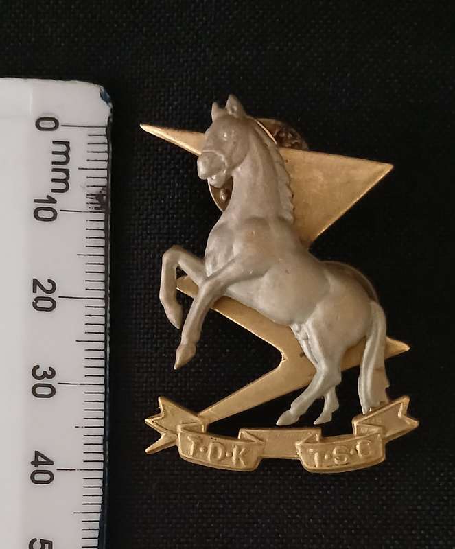 SADF TDK/TSC COLLAR BADGE                          L39