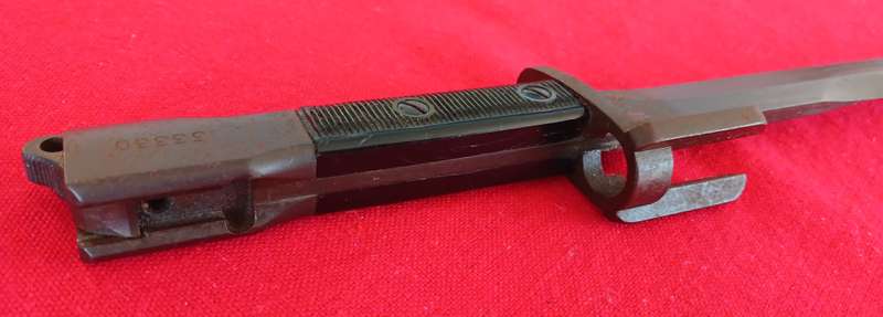 FN FAL (Type A) M1 Bayonet with Plastic Grip Scales  ( No SCABBARD )     """" IN TOP CONDITION  """"