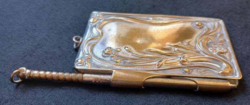 Antique  German  " DOM ZU KOLN " Note Book And Pencil   "" STUNNING "