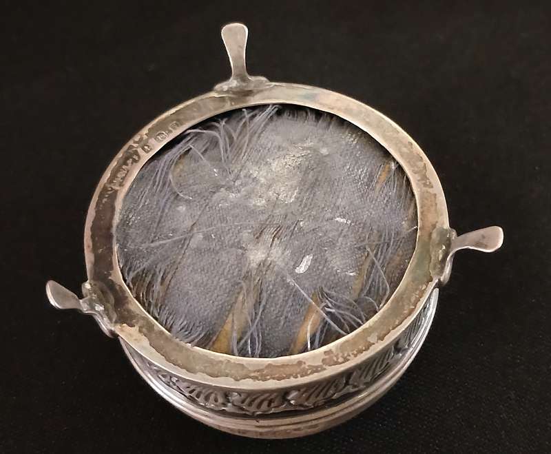 STERLING SILVER 1906 JEWELLERY BOX BIRMINGHAM ---- HALLMARKED  SEE PHOTO'S