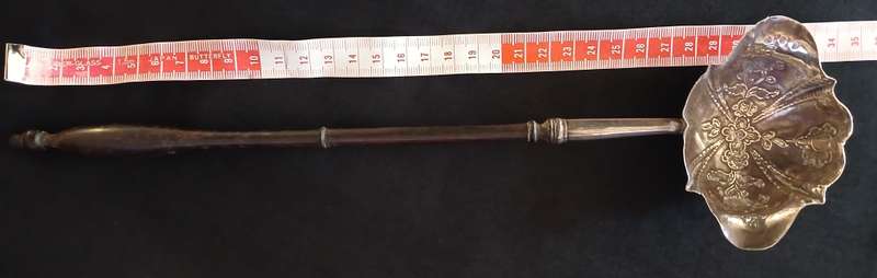 STERLING SILVER 1758 LONDON HALLMARKED  --- Double Lipped Toddy Ladle -----