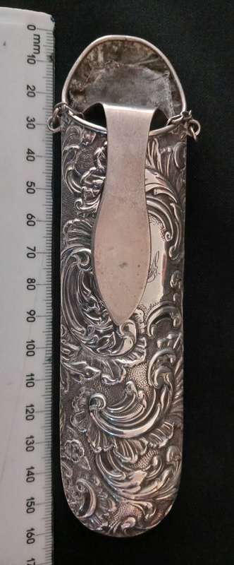 Hallmarked Sterling Silver Spectacle Case BIRMINGHAM 1899 --- HALLMARKED SEE PHOTO'S