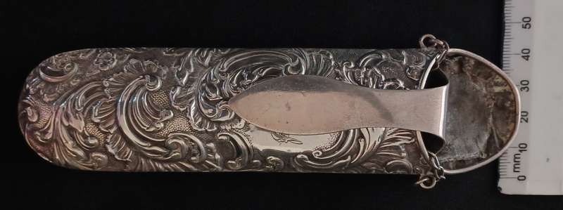 Hallmarked Sterling Silver Spectacle Case BIRMINGHAM 1899 --- HALLMARKED SEE PHOTO'S