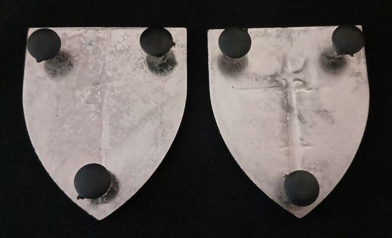 SADF 84 SIGNAL UNIT SHOULDER FLASH PAIR ( GOLD TYPE )                     L53