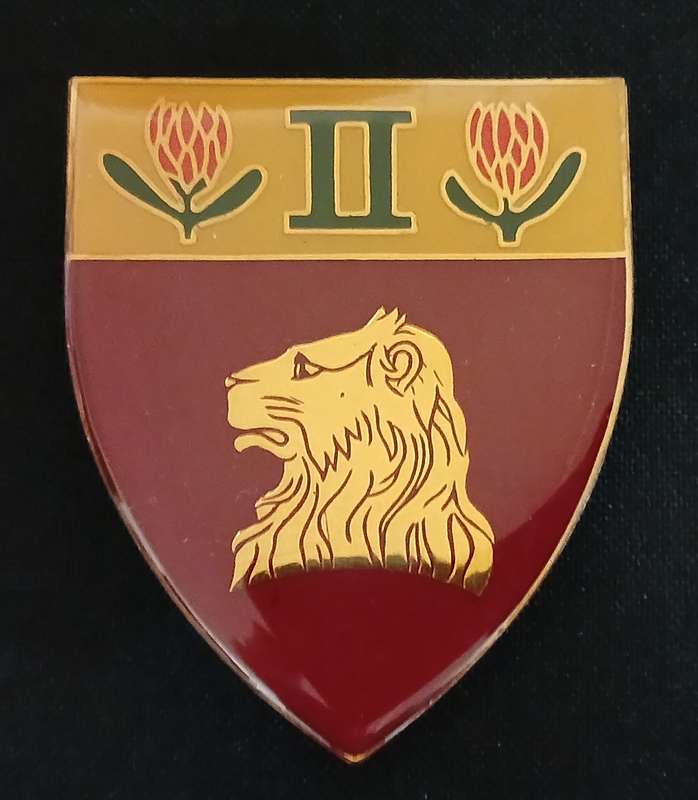 REGIMENT DE LA REY 2ND BATTALION  SHOULDER FLASH                     L109
