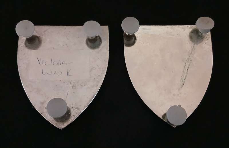 SADF VICTORIA WEST COMMANDO SHOULDER FLASH PAIR                        L129