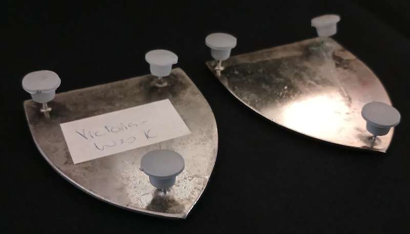 SADF VICTORIA WEST COMMANDO SHOULDER FLASH PAIR                        L129