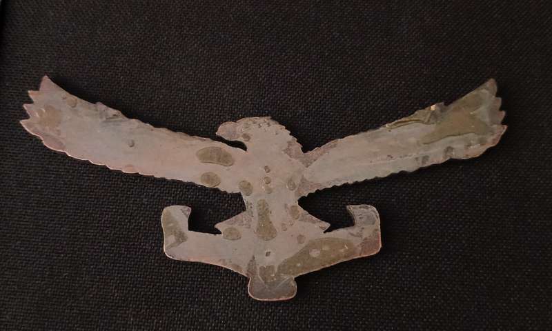 SOUTH AFRICAN AIRFORCE  " PES ASPERA AD ASTRA " METAL BADGE               L141