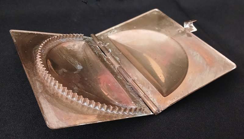 VINTAGE BRASS DUMPLING MOLD
