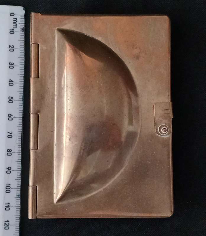 VINTAGE BRASS DUMPLING MOLD