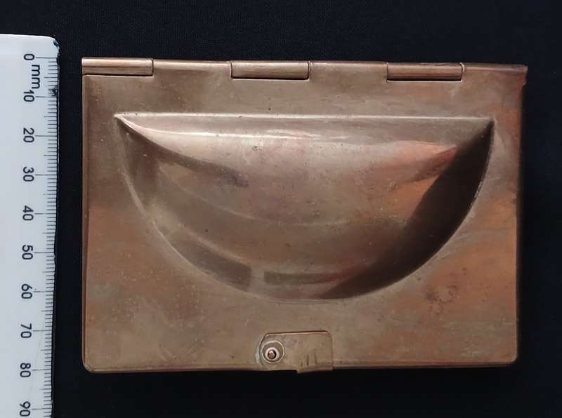 VINTAGE BRASS DUMPLING MOLD