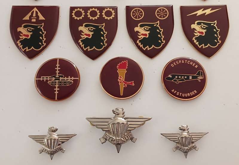 SADF 44 PARACHUTE BRIGADE FLASHES 1978 - 1999   ( FLASHES & BADGES LOT )     """  STUNNING """