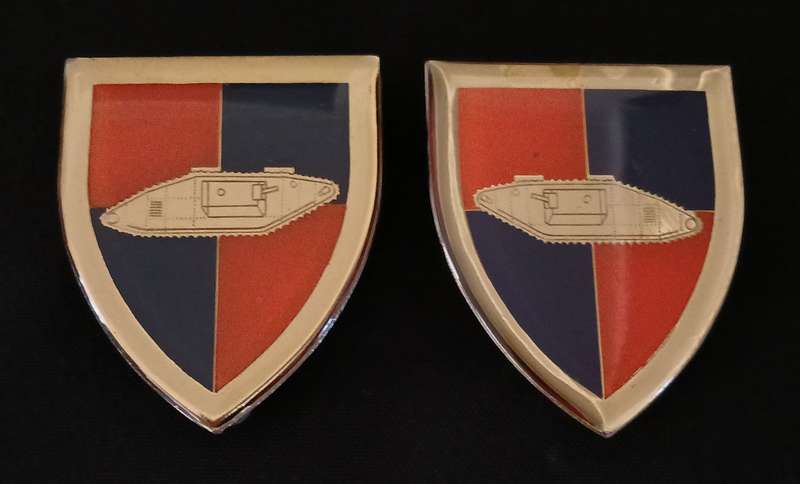 SADF SCHOOL OF ARMOUR SHOULDER FLASH PAIR                          L163