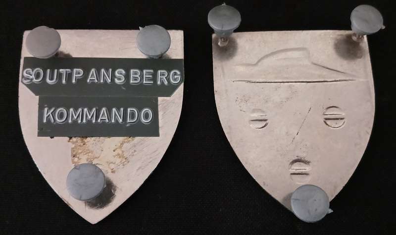 SADF SOUTPANSBERG COMMANDO SHOULDER FLASH PAIR                      L161