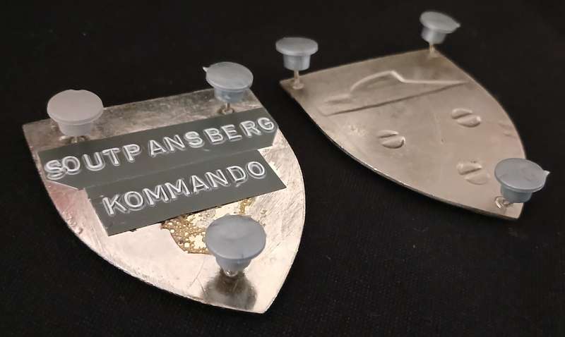 SADF SOUTPANSBERG COMMANDO SHOULDER FLASH PAIR                      L161