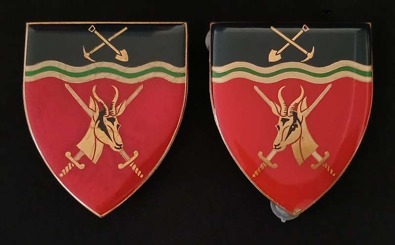 SADF NORTH WESTERN COMMAND SHOULDER FLASH PAIR                  L167