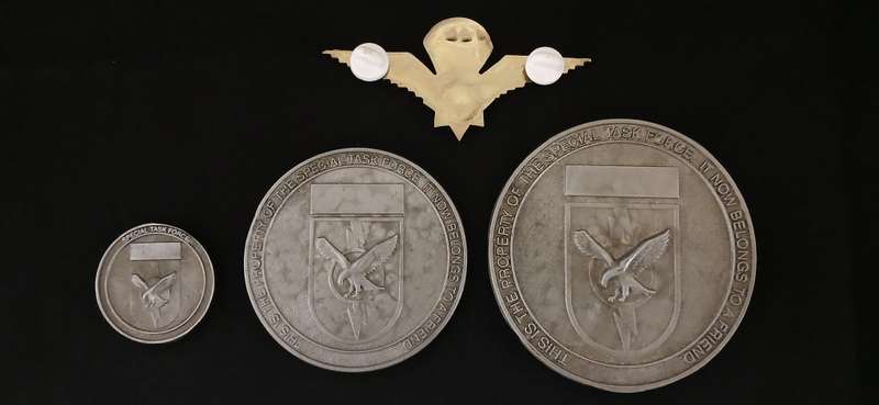 South African Special Task Force Medallions + Wings `` Medallion Sizes: 75mm , 63mm , 33mm O2