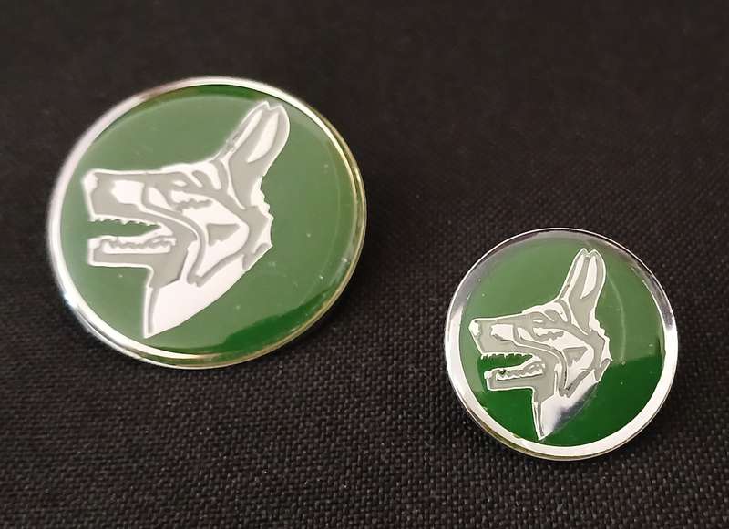 SA Army Dog Handler Proficiency Badges, Metal (from 1995) Full + Mess Dress     L187