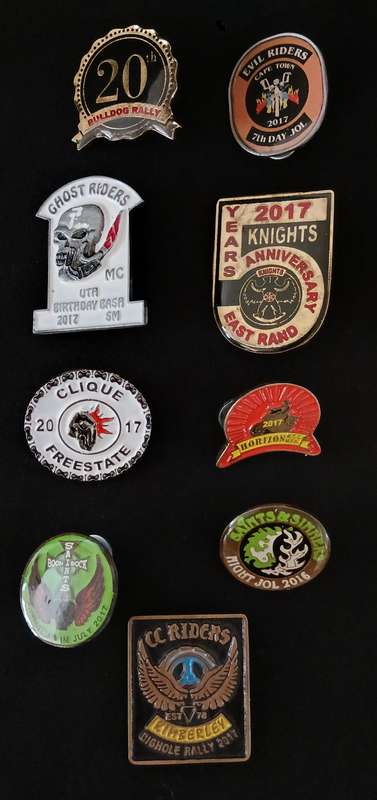 MOTORCYCLE RALLY BADGES                            L191