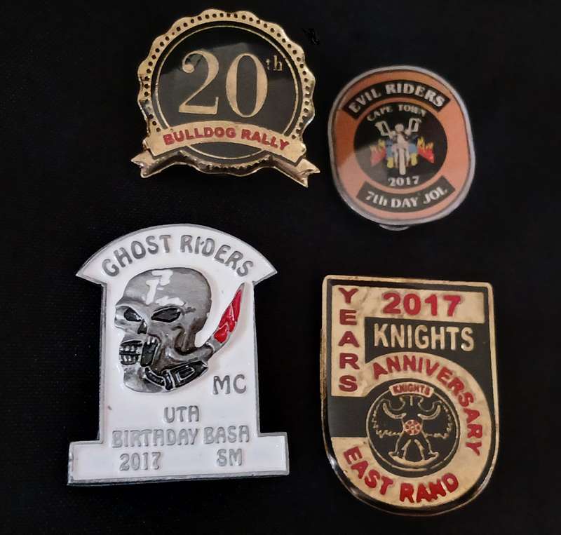 MOTORCYCLE RALLY BADGES                            L191