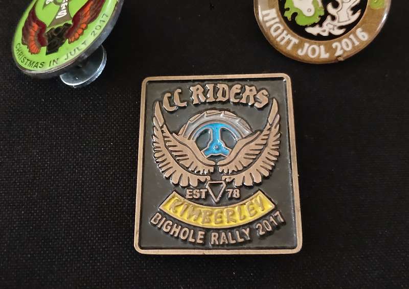 MOTORCYCLE RALLY BADGES                            L191