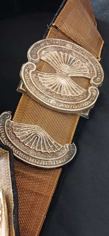 WW2 ITALY ----- Bandolier With Case for Artillery High Uniform Of The Royal Italian Army & Sash