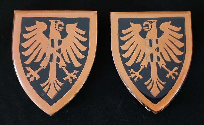 SA Police State Presidents Guard Shoulder Flashes (Blue Lines on Right in Flag) Rare L233