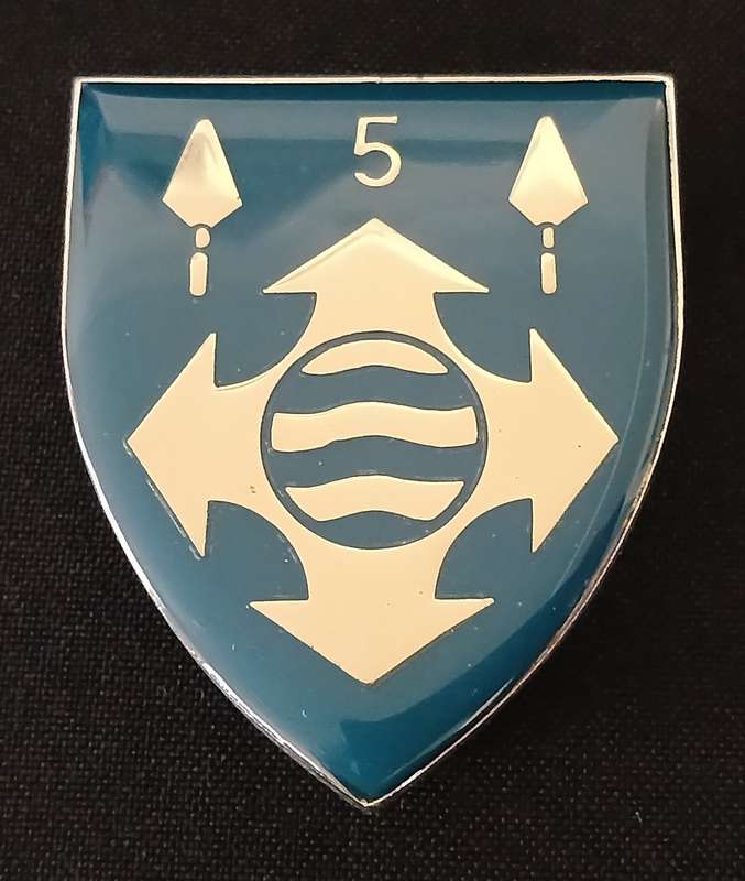 SADF 5 BASE ORDNANCE DEPOT SHOULDER FLASH   " RARE "      L236