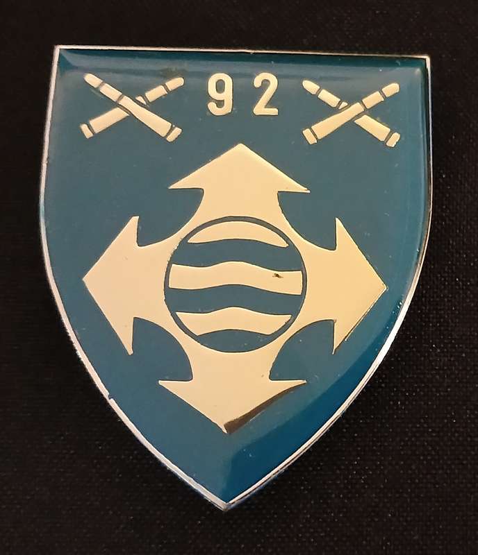 SADF 92 AMMUNITION DEPOT SHOULDER FLASH  " RARE "      ( ONE PIN REPAIRED )                  L246