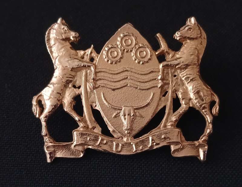 BOTSWANA DEFENCE FORCE WO1  ARM BADGE    " SCARCE "            P9