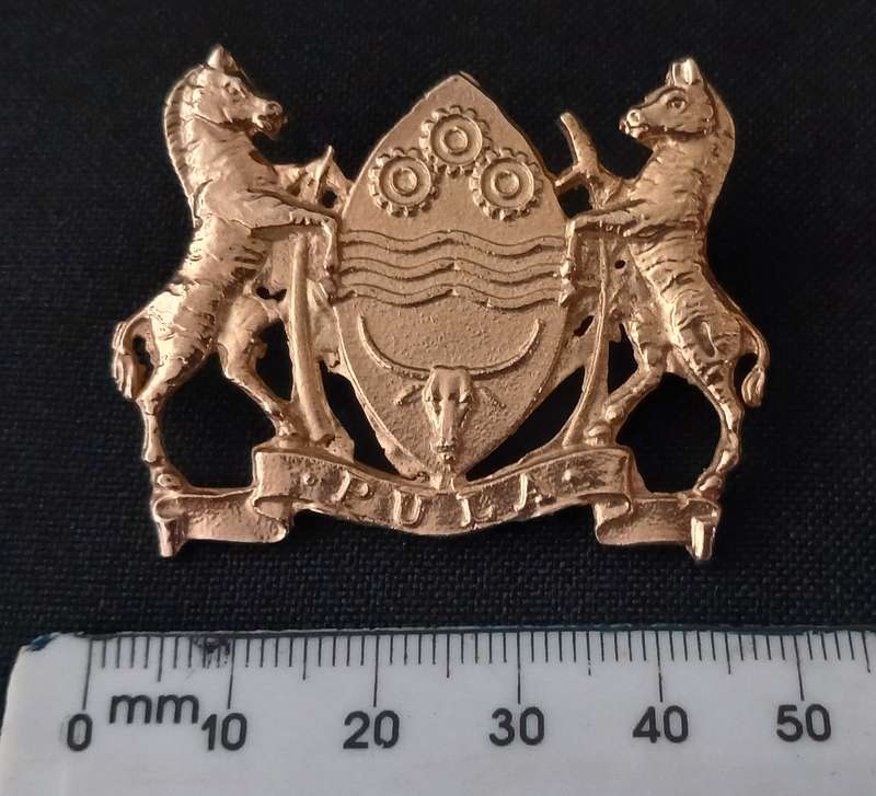 BOTSWANA DEFENCE FORCE WO1  ARM BADGE    " SCARCE "            P9