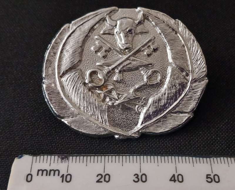 HOMELANDS ----- CISKEI PRISON SERVICE CAP BADGE   " RARE "                        P16