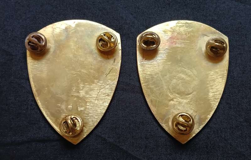 SADF - 2 FIELD AMBULANCE UNIT SHOULDER FLASH PAIR    "" SUPER RARE """        P17