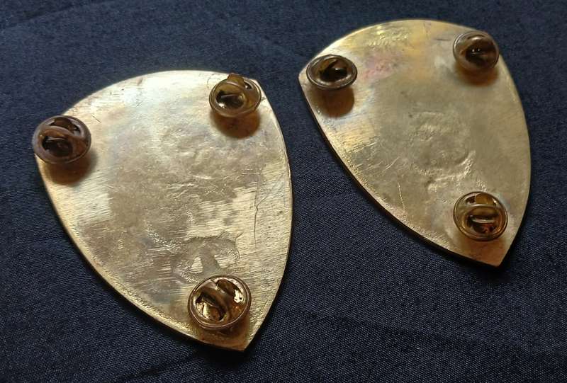 SADF - 2 FIELD AMBULANCE UNIT SHOULDER FLASH PAIR    "" SUPER RARE """        P17