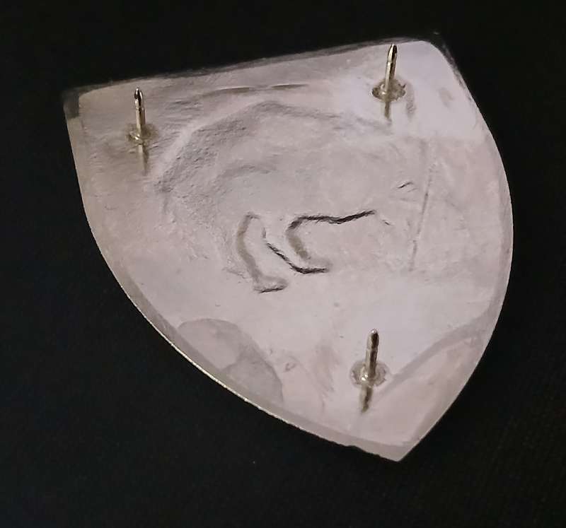 SADF --- SANDTON COMMANDO SHOULDER FLASH  ( COLOUR ERROR SILVER )                E2