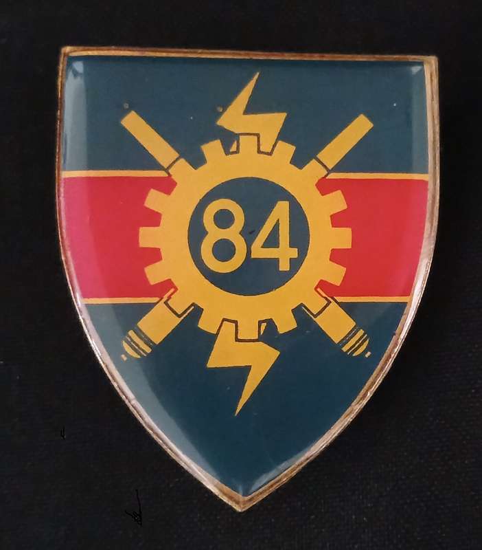SADF --- 84 Technical Stores Depot Shoulder Flash ( YELLOW )            P27