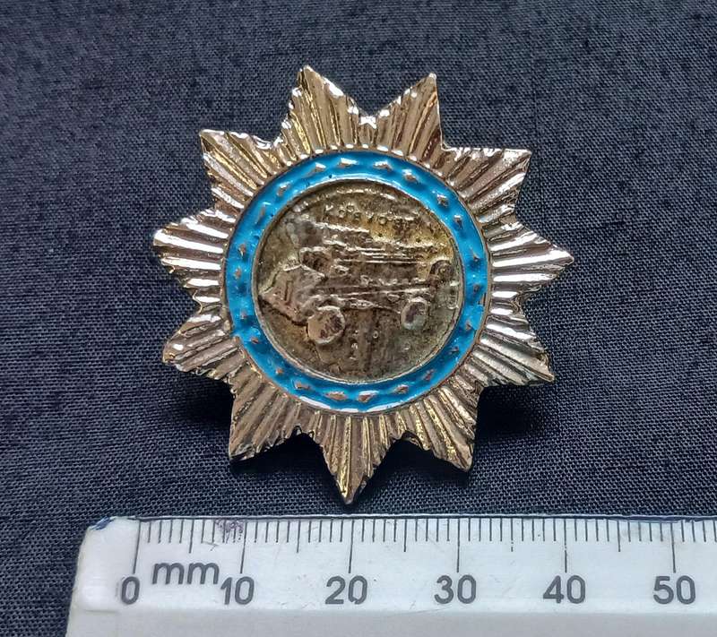 KOEVOET VETERAN CAP BADGE         "" STUNNING ""                  P33