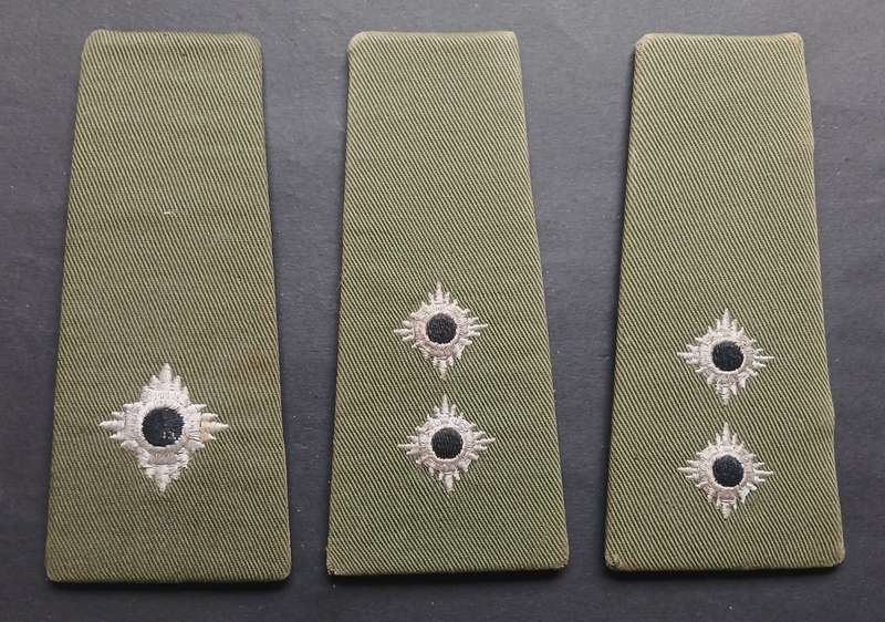 HOMELANDS - TRANSKEI DEFENCE FORCE RANK BOARDS          "" RARE ""              RR11