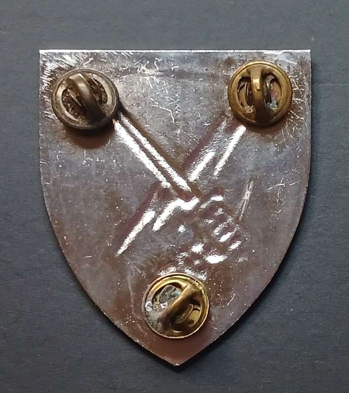 SADF 43 MECHANISED BRIGADE SHOULDER FLASH  ( COLOUR ERROR BLACK )      "" RARE ""           E10