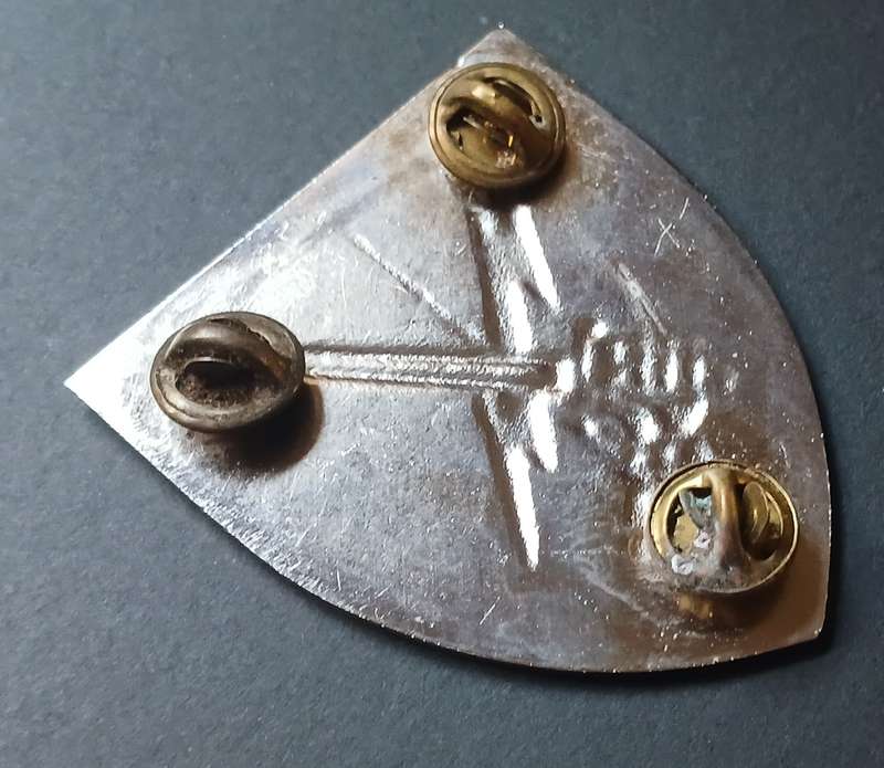 SADF 43 MECHANISED BRIGADE SHOULDER FLASH  ( COLOUR ERROR BLACK )      "" RARE ""           E10