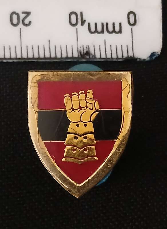 SADF 15 ARMOUR FIELD ENGINEER REGIMENT CRAVAT BADGE                        L272