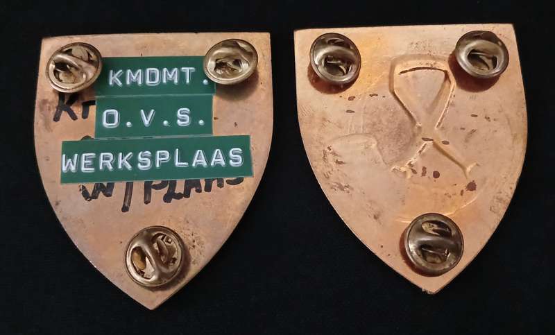 SADF OFS COMMAND WORKSHOP SHOULDER FLASH PAIR                          L276