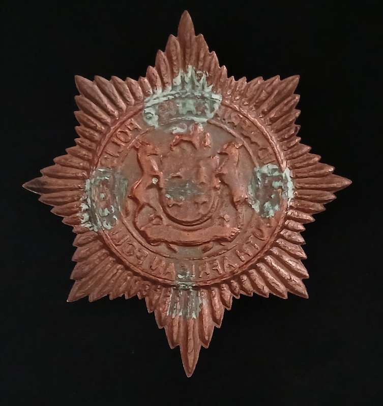 Old South African Police Brass Badge                   L279