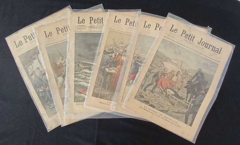 6 X LE PETIT JOURNALS   ( IN GREAT CONDITIONS STORED IN PLASTIC SLEAVES ) DIFFERENT DATES
