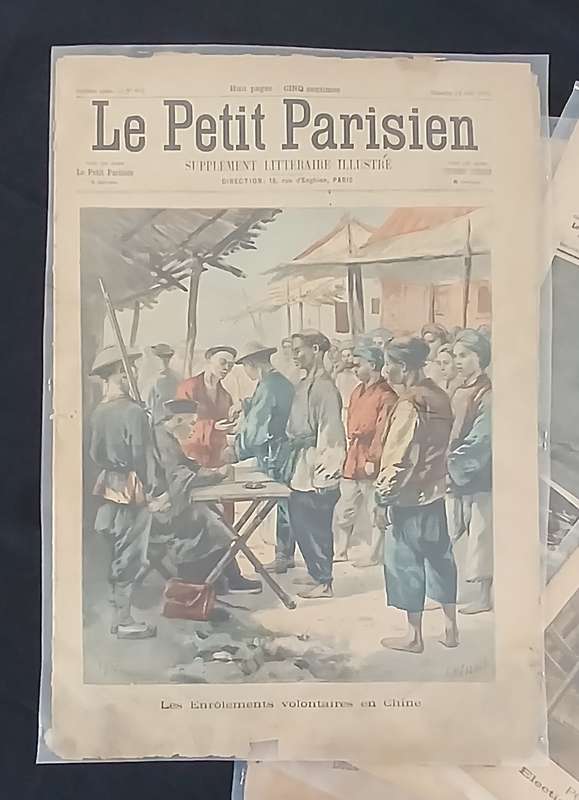 6 X LE PETIT JOURNALS   ( IN GREAT CONDITIONS STORED IN PLASTIC SLEAVES ) DIFFERENT DATES