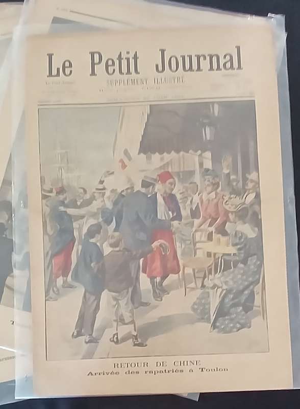 6 X LE PETIT JOURNALS   ( IN GREAT CONDITIONS STORED IN PLASTIC SLEAVES ) DIFFERENT DATES
