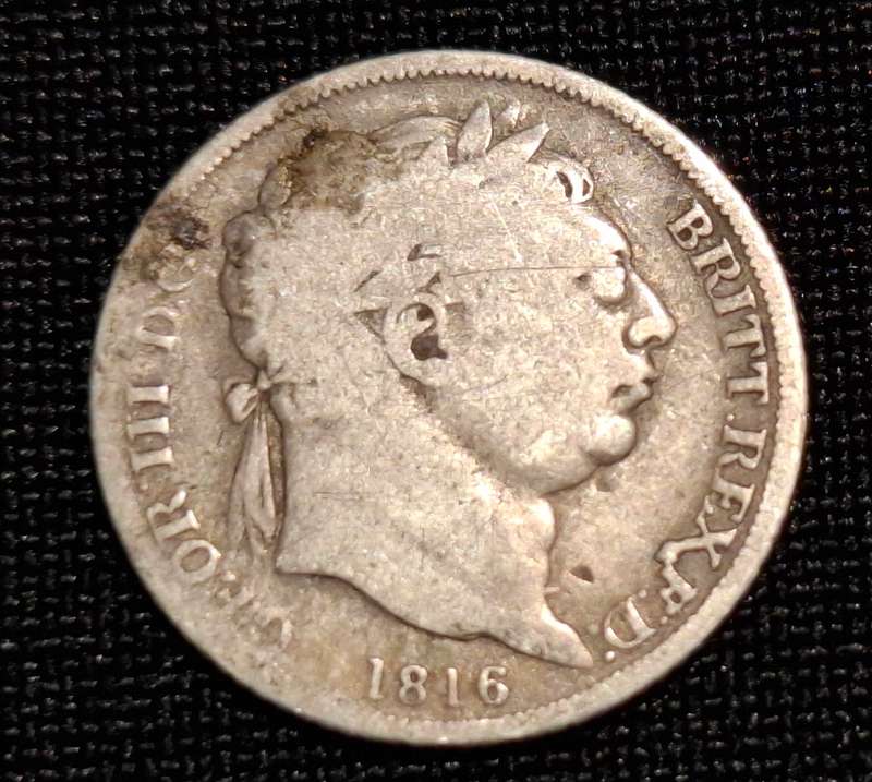 1816 Great Britain 6 Pence                  JJ7