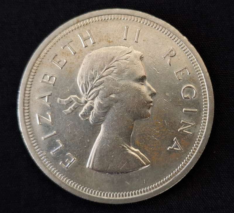 1958 Union of SA Crown / 5 Shillings                         JJ12