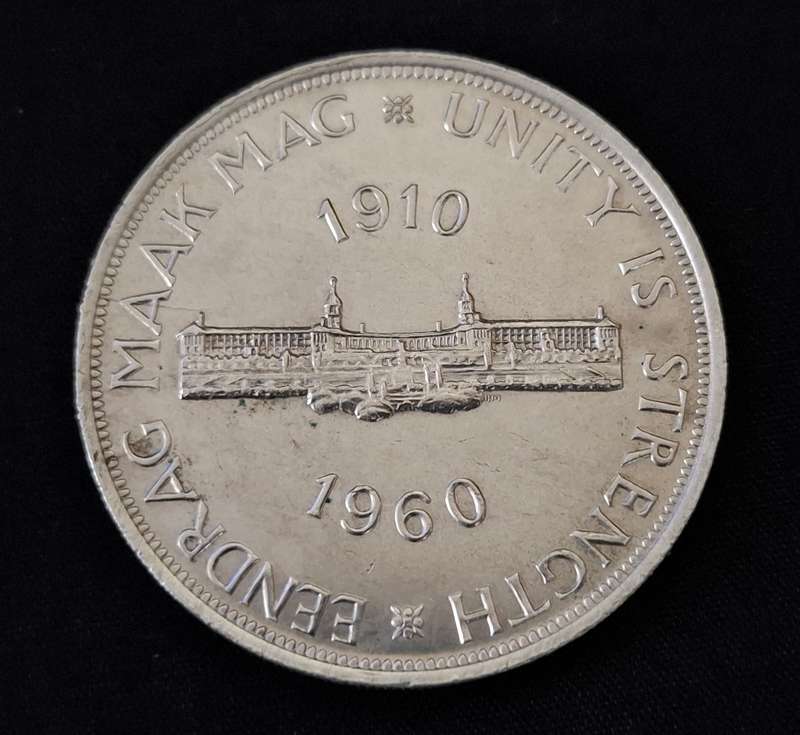 1960 Union Of SA Crown / 5 Shillings                     JJ14