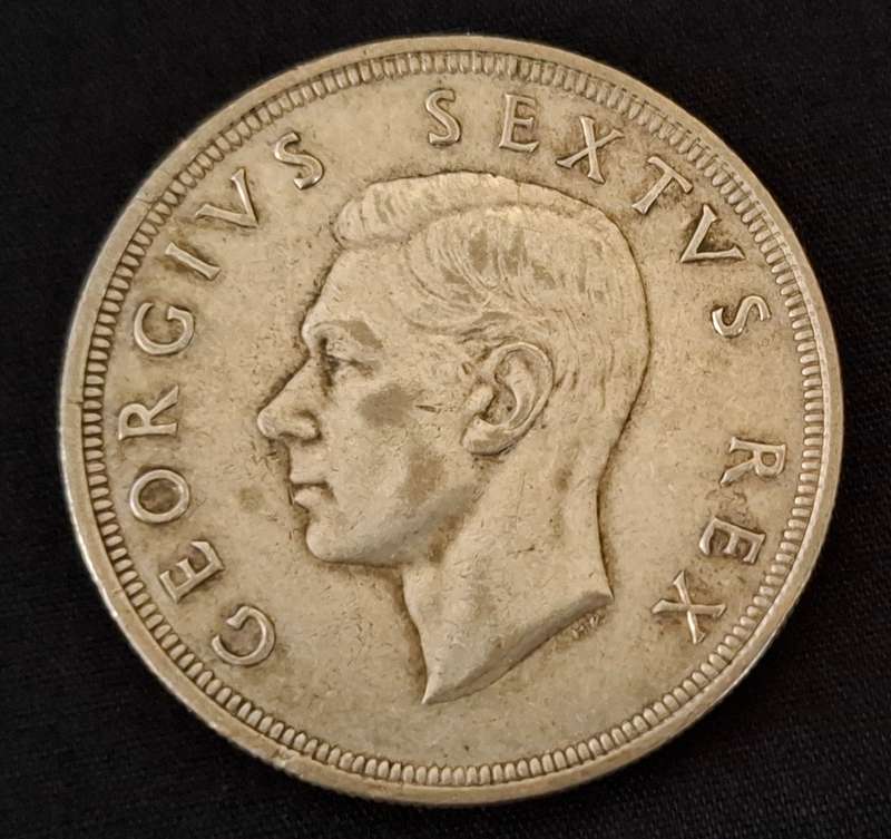 1951 Union Of SA Crown / 5 Shillings                      JJ17